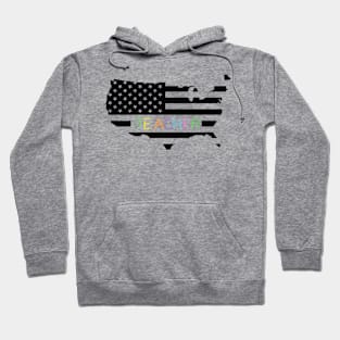 Teacher flag Hoodie